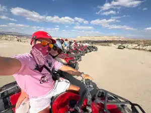 Kapadokya ATV turu Göreme gün batımı manzarası